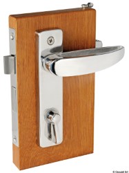 Lock for toilets and cabins internal right, external left